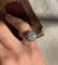 Bague 50 Bague vintage or gris et diamants 58 Facettes 116
