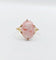 Bague 55 Bague antique or jaune, camée coquille rose à la jeune fille 58 Facettes A05233