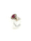 Bague 51 Bague ancienne rubis diamants 58 Facettes M9044