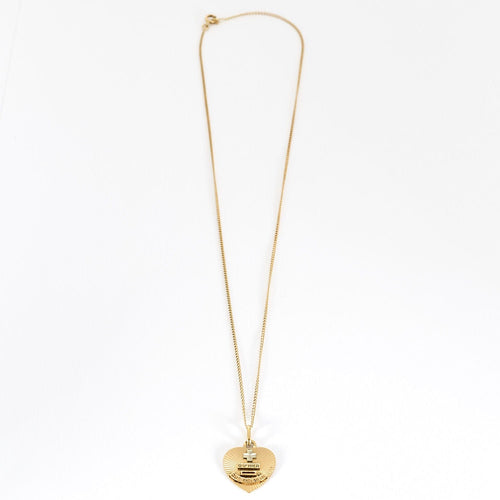 AUGIS - Chaîne retenant une Médaille d'amour en or jaune