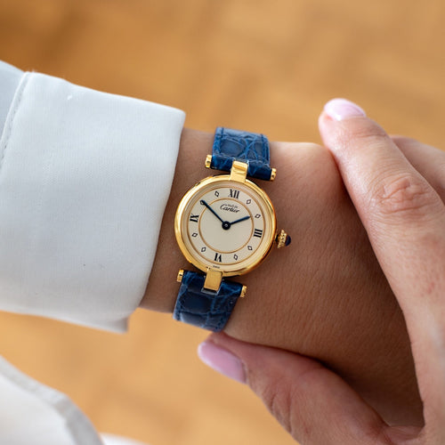 Cartier Must Vendôme - Gold circle dial - SM