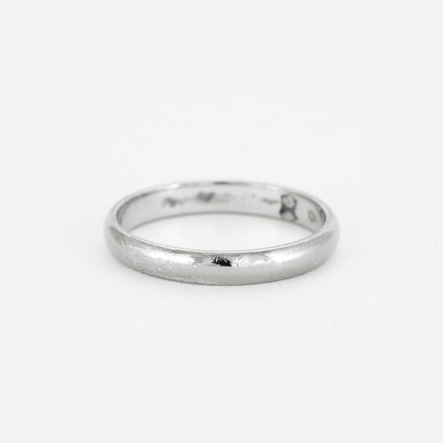 Bague 52 Alliance or blanc 58 Facettes