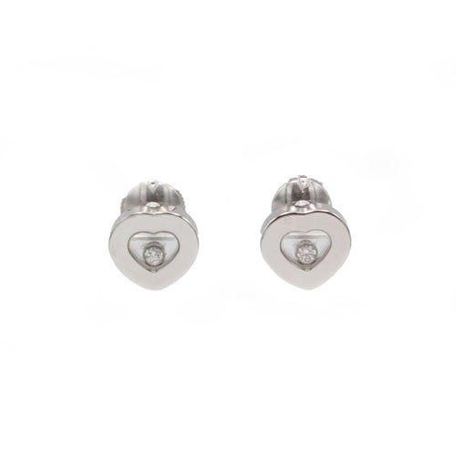 Boucles d'oreilles Boucles d'oreilles CHOPARD Happy Diamond Heart 58 Facettes 1123