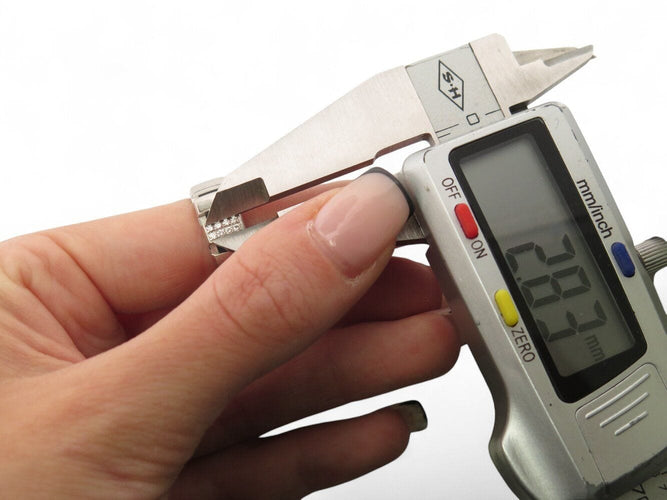 Bague 54 bague CHAUMET class one mm t54 or blanc 18k 7.6gr sertie 8 diamants 58 Facettes 269924