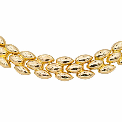 Bracelet Bracelet Maille grain de riz Or jaune 58 Facettes 4553811CN