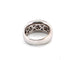 Bague 56 Bague en or blanc 18 carats avec diamants 58 Facettes