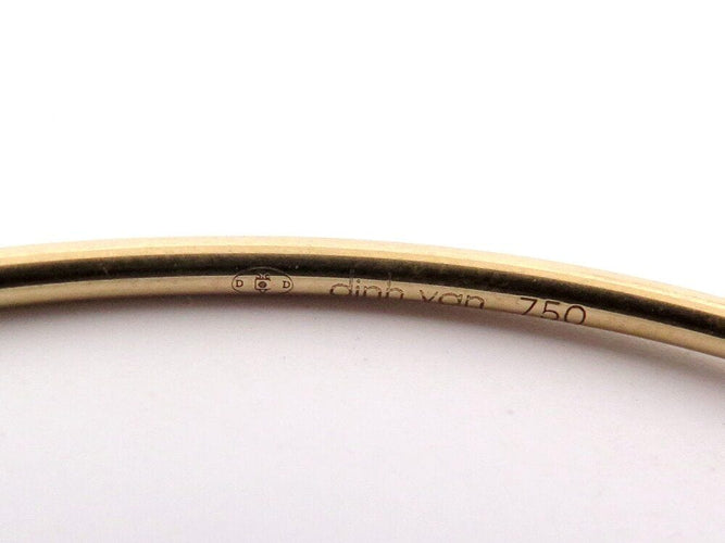 Bracelet bracelet DINH VAN serrure jonc 334106 16.5 en or jaune 18k diamant 58 Facettes 267592