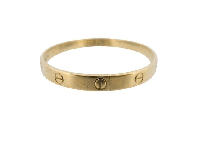 Bracelet bracelet vintage CARTIER love gm 6,5 mm en or jaune 18 carats 19 cm 58 Facettes 267773