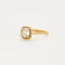 Bague 52 Solitaire Torsadé diamant taille ancienne 1,65 carat en or jaune 18K 58 Facettes