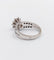 Bague marguerite vintage or blanc, 0,60 carat diamants serti illusion 58 Facettes A06236
