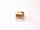 Bague 52 Bague or jaune, saphir et diamant 58 Facettes BAG.3SAPH-1508