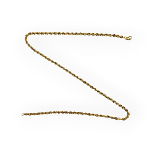 Collier Collier or jaune torsadé 58 Facettes 149061009