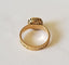 Bague 55 Bague or jaune 18k - Saphir 0.70 carats et perles - Tdd 55/56 - 5.41 grs 58 Facettes