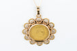 Pendentif Pendentif pièce 10 francs Napoléon III en or jaune 58 Facettes MEDVY64