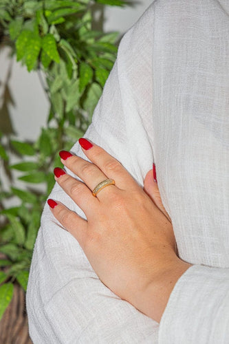 Bague 55 Bague Jonc Or jaune Diamant 58 Facettes 2769815CN