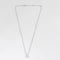 Collier COLLIER OR BLANC DIAMANT 0,10ct 58 Facettes M8927