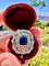 Bague 56 Bague Art Deco - Or 18 Carats, Saphir Naturel Non Chauffé et Diamants 58 Facettes 469