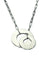 Collier Dinh Van - Collier “Cible” Or Blanc 58 Facettes
