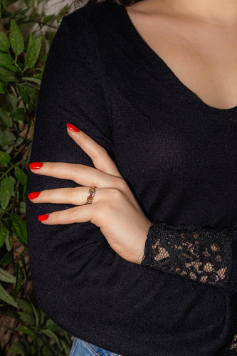 Bague 52 Guy Laroche Bague  Or jaune Améthyste, Citrine, Topaze 58 Facettes 4804965CN