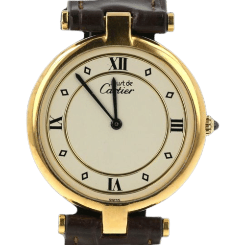Montre Cartier Montre Must De Cartier Vermeil 58 Facettes MT41213