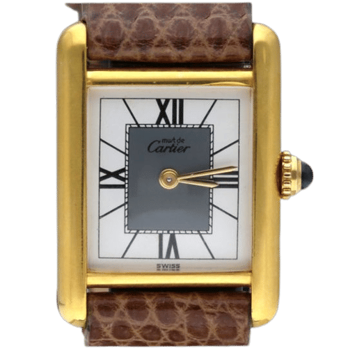 Montre Cartier Montre Tank Vermeil 58 Facettes MT42664