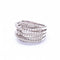 Bague 54 Bague Or blanc Diamants 58 Facettes D360368CS