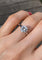 Bague 51 Bague solitaire en or blanc et diamant 58 Facettes