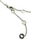Collier BVLGARI. Collection « Cicladi », collier en or blanc 18 carats 58 Facettes