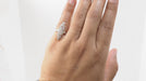 Ring 51 Marquise Ring 2 Gold Diamonds 58 Facettes 32597