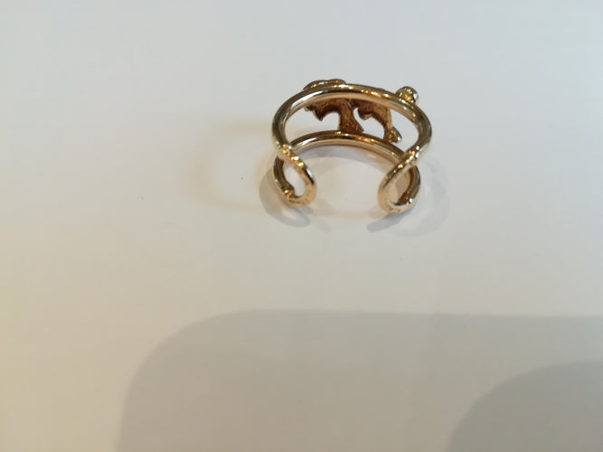 Bague 52 Bague Or Jaune Caplain saint André 58 Facettes