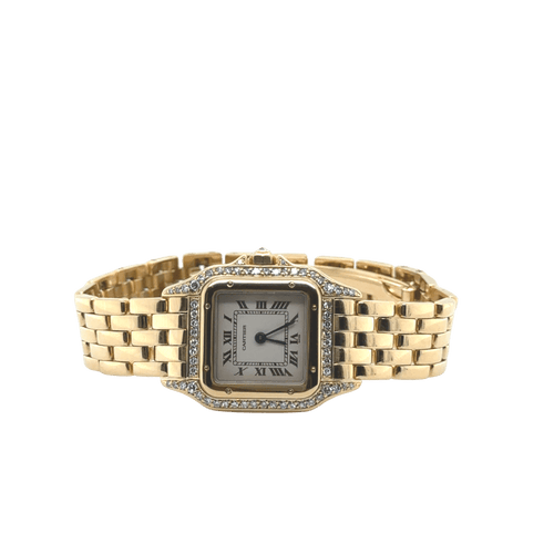 Montre CARTIER - Montre Panthère Or jaune et Diamants 58 Facettes 1.0000811/1