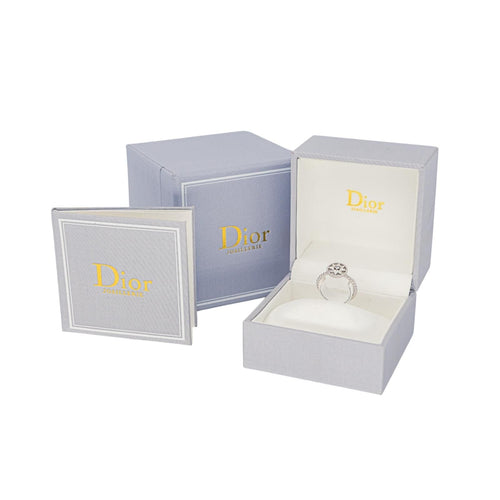 Bague 54 Dior Bague Rose des vents Or blanc Diamant 58 Facettes 4544006RV