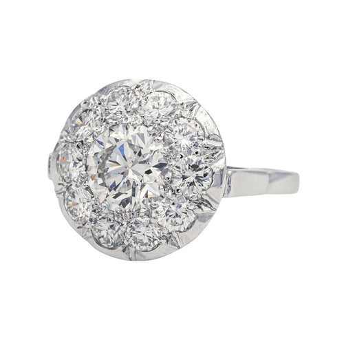 Bague 49.5 Bague Marguerite Platine Diamant 58 Facettes 3655102CN