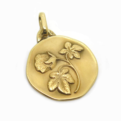 Pendentif Médaille de baptême vintage or jaune 58 Facettes