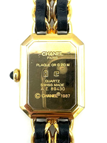 Montre CHANEL - Collection Première, montre plaqué or (full set) 58 Facettes