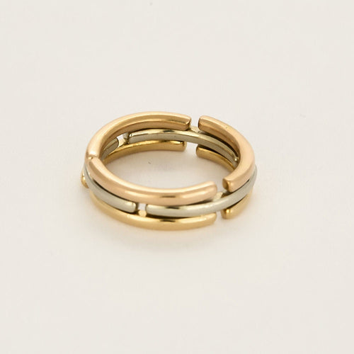 Bague 54 Bague trois ors articulées 58 Facettes VILLEF0057X2