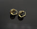 Boucles d'oreilles Dormeuses anciennes or jaune, platine, diamants 58 Facettes