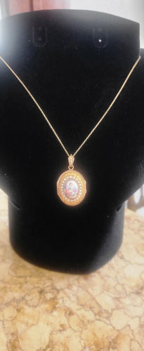 Pendentif Pendentif/Médaillon Napoléon III en or jaune et émail 58 Facettes