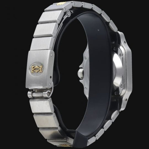 Montre Cartier Montre Santos Dame Or Jaune 18K Et Acier 58 Facettes MT41532