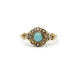 Bague 56 Bague Or, Turquoise & Diamants 58 Facettes 240139R