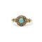 Bague 56 Bague Or, Turquoise & Diamants 58 Facettes 240139R