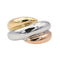 Bague 55 Bague Or jaune, Or blanc, Or rose 58 Facettes 4098637RV