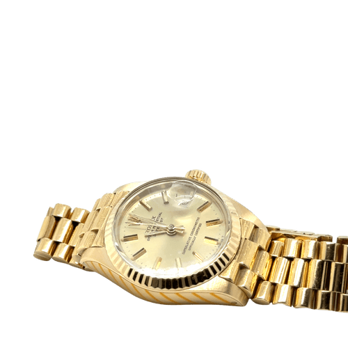 Montre ROLEX - Montre Date Just - Or Jaune - 26 mm 58 Facettes 1.0000422/1