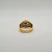 Bague 49 Bague or jaune sertie de diamants et rubis 58 Facettes