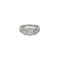 Bague 52 Bague tricercle en or blanc et diamants 58 Facettes LP438/12