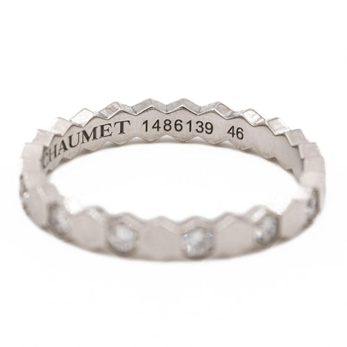 Chaumet Bague Alliance Bee my Love Or blanc Diamant