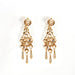 Boucles d'oreilles Boucles d'oreilles Anciennes Diamants Or Rose 58 Facettes