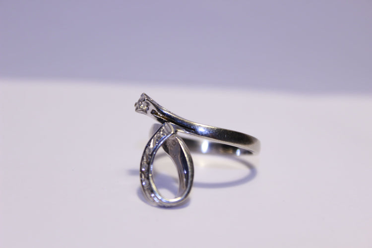 Bague 57 Bague Boucle Diamants 58 Facettes