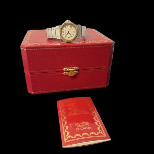 Montre Cartier Montre Santos Ronde Octagon 58 Facettes MT45173