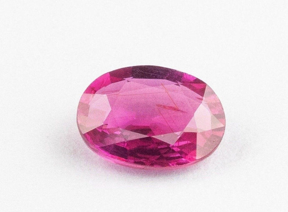 Gemstone Saphir rose non chauffé 1.03cts certificat IGI 58 Facettes